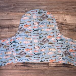 🆕 NWOT - Yeah Baby Goods - Ocean Fish High Chair Cushion Cover